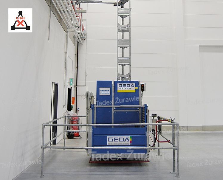 GEDA 300 Z/ZP – dźwig towarowo-osobowy GEDA 500 Z/ZP – dźwig towarowo-osobowy