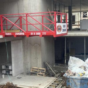 Wynajem podestów rozładunkowych i wysuwnic budowlanych